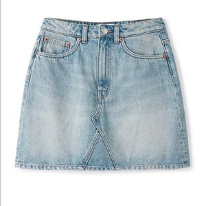5 for $20 Weekday Dream Mini Skirt Washed Blue